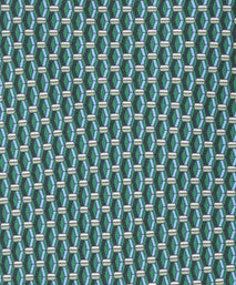 Green Geometric Print Silk Tie