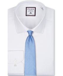 Blue Medallion Woven Silk Tie