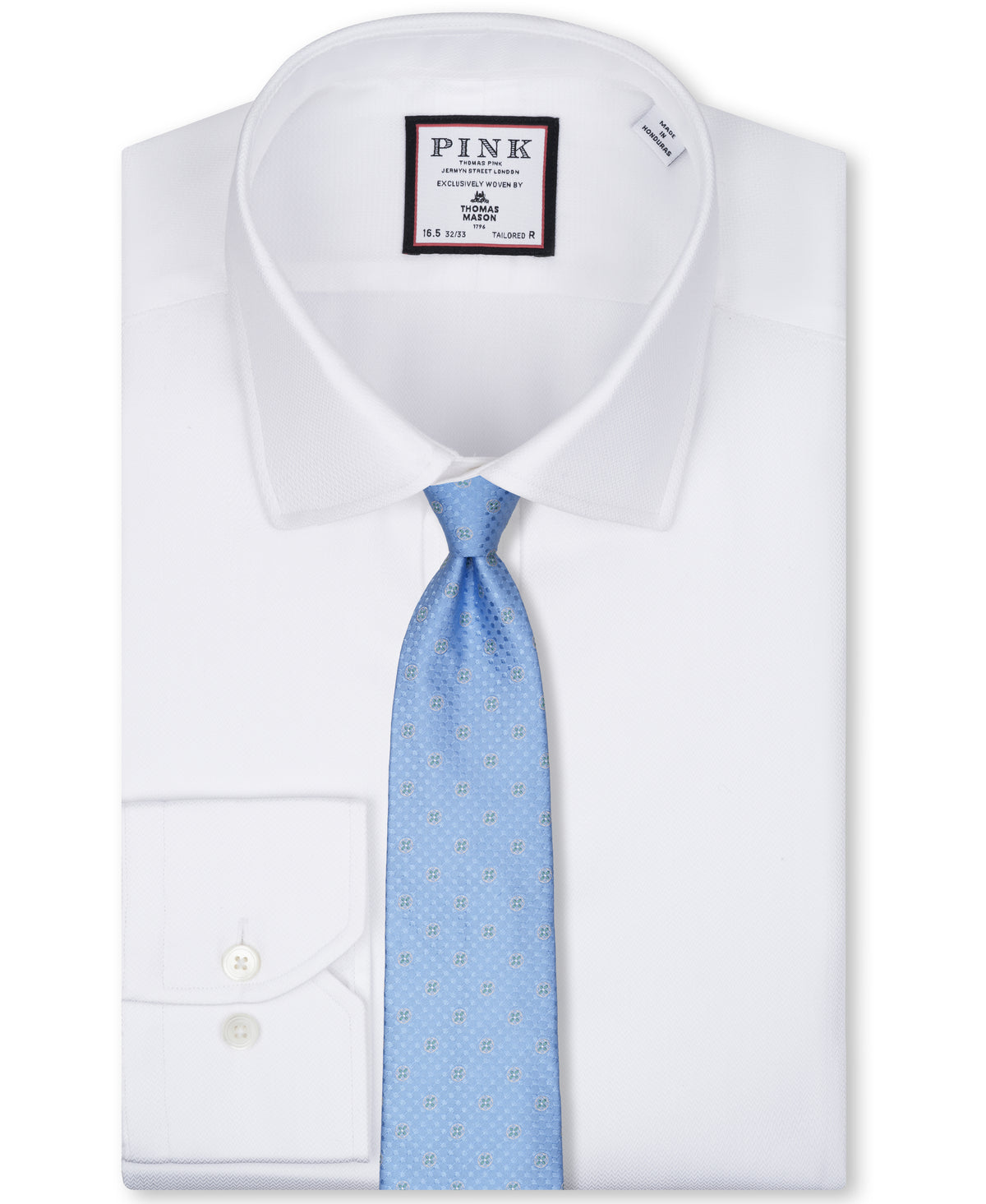 Blue Medallion Woven Silk Tie