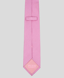 Pink Special-Edition Woven Silk Tie