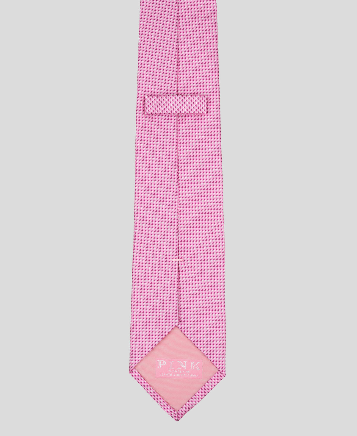 Pink Special-Edition Woven Silk Tie