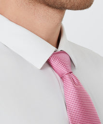 Pink Special-Edition Woven Silk Tie