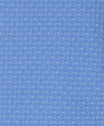 Blue Herringbone Woven Silk Tie