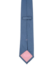 Indigo Solid Woven Silk Tie