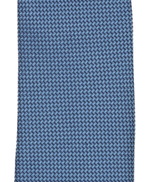Indigo Solid Woven Silk Tie
