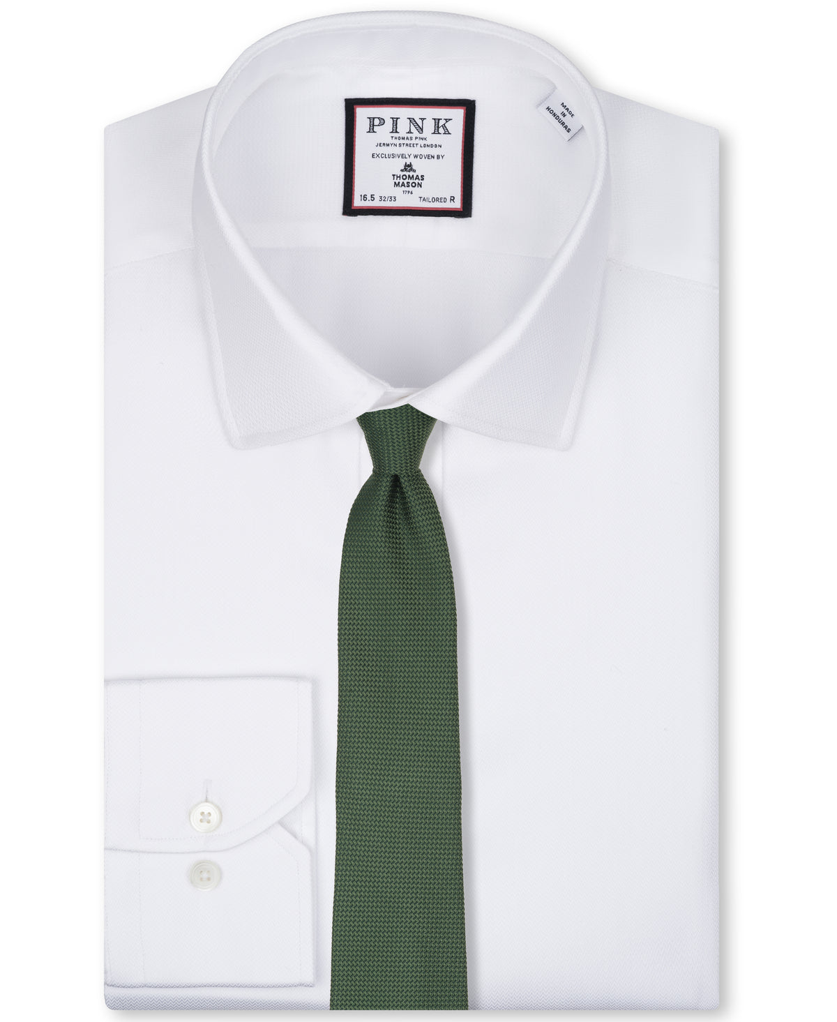 Olive Green Solid Woven Silk Tie