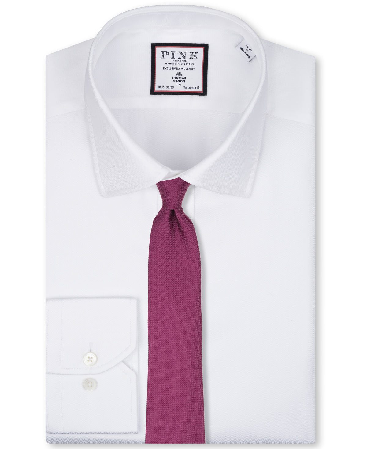 Plum Solid Woven Silk Tie