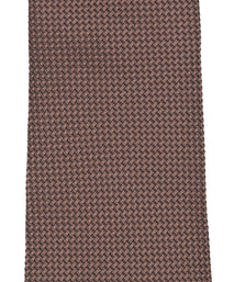Taupe Solid Woven Silk Tie