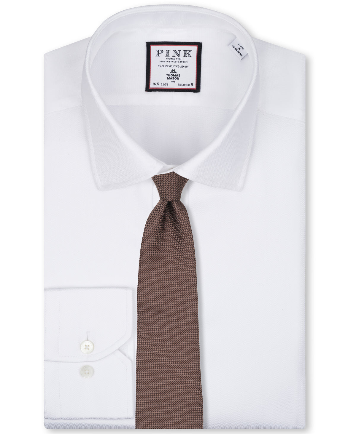 Taupe Solid Woven Silk Tie