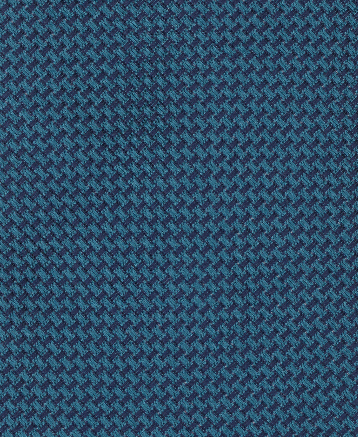 Teal Solid Woven Silk Tie