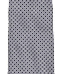 Grey Mini Checkerboard Woven Silk Tie