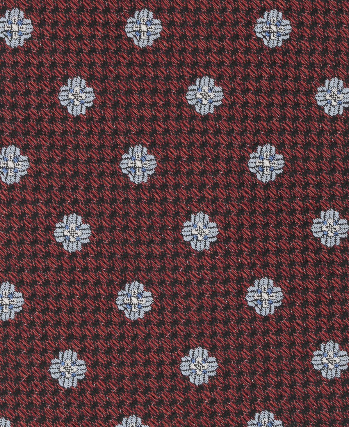 Cognac Medallion Woven Silk Tie