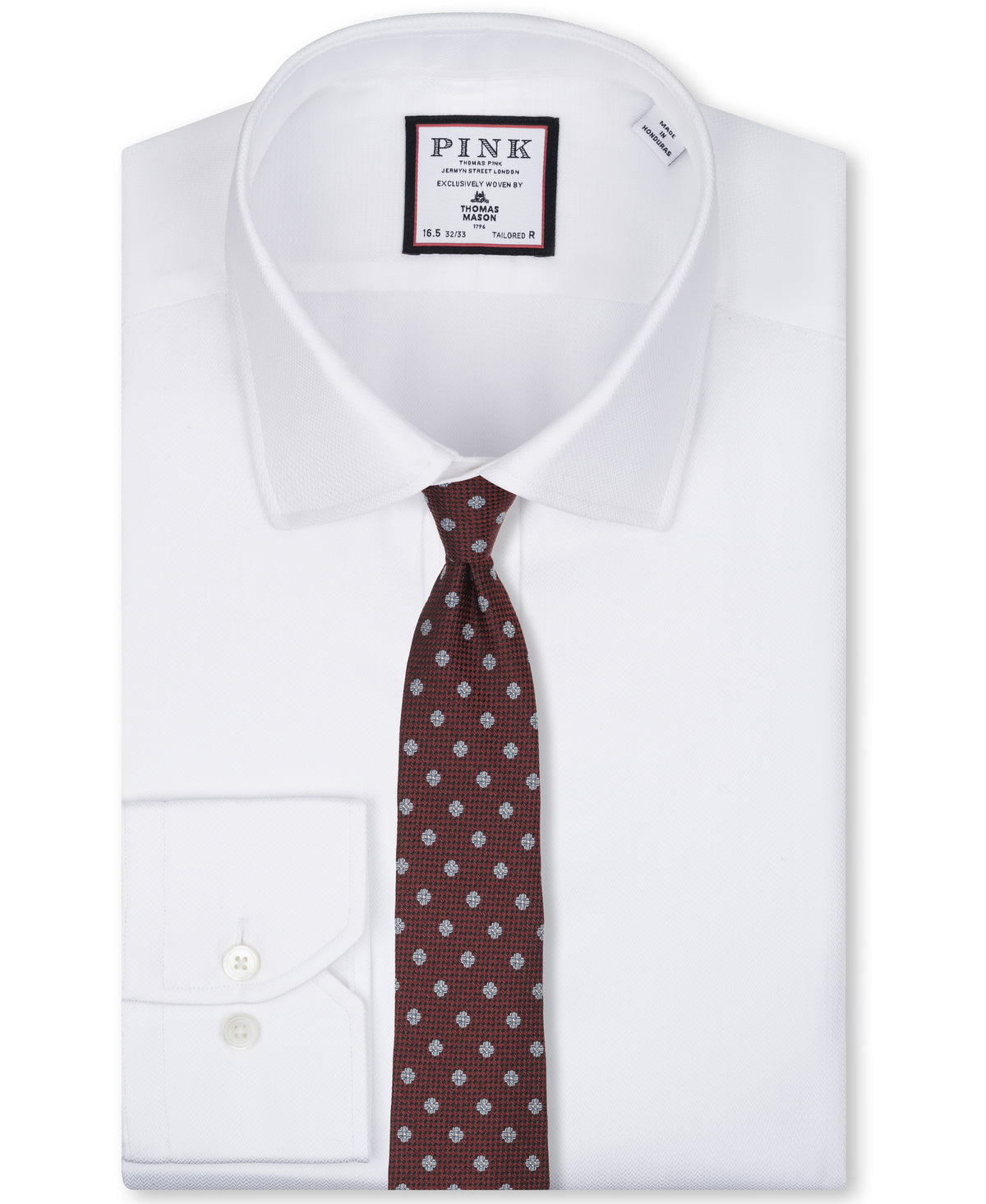 Cognac Medallion Woven Silk Tie