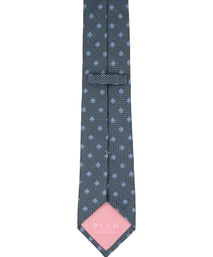 Green Medallion Woven Silk Tie