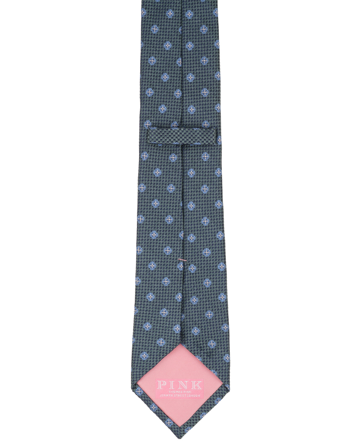 Green Medallion Woven Silk Tie