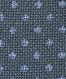 Green Medallion Woven Silk Tie