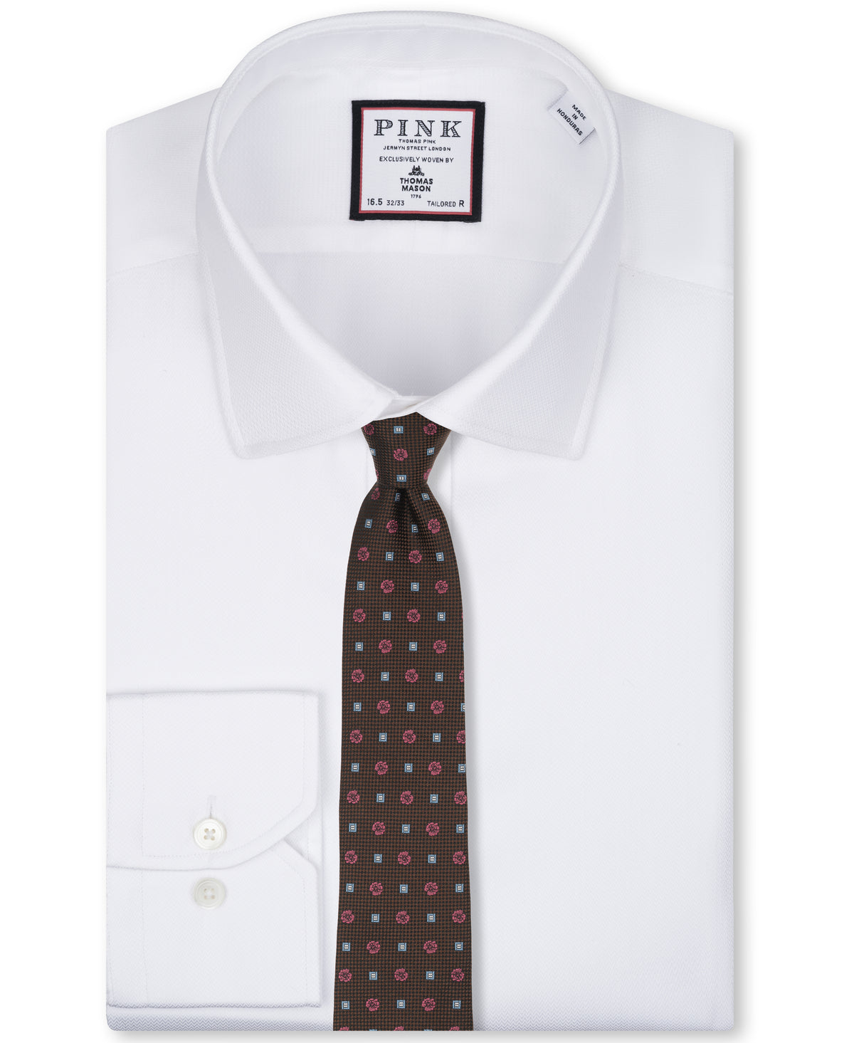 Chocolate Floral Woven Silk Tie