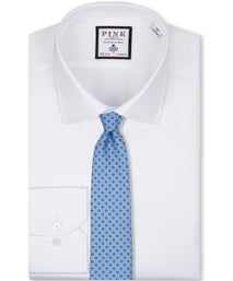 Blue Neat Woven Silk Tie