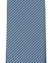 Sky Striped Woven Silk Tie
