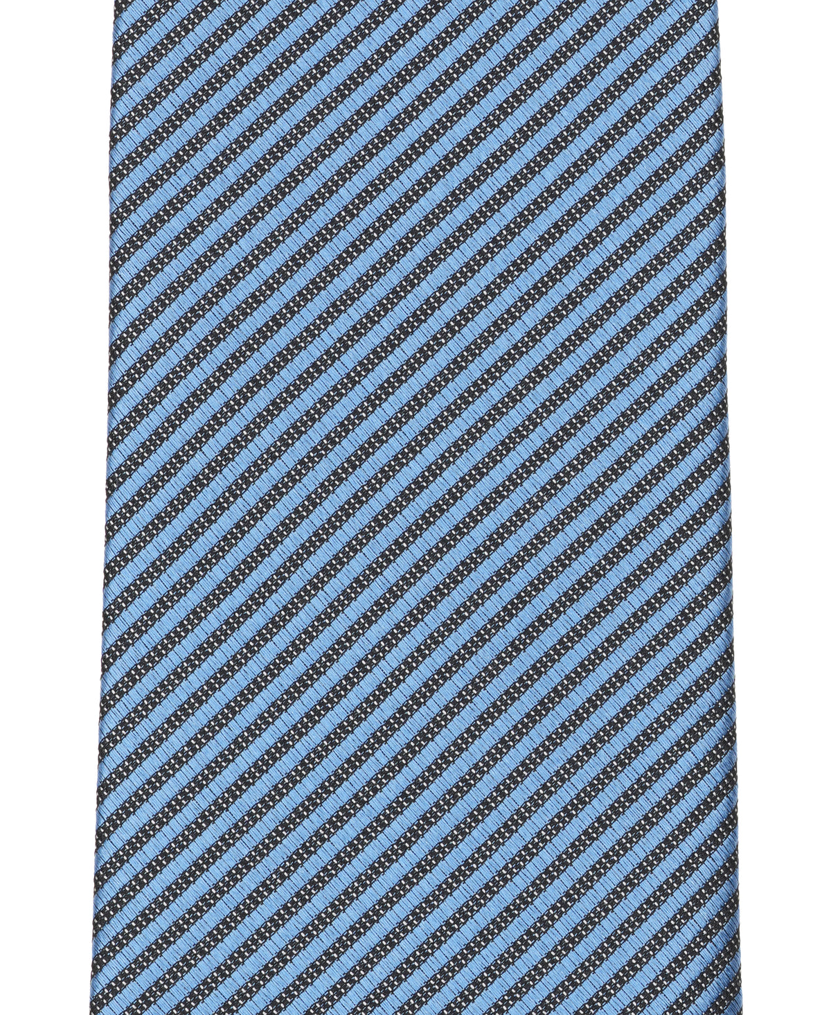 Sky Striped Woven Silk Tie