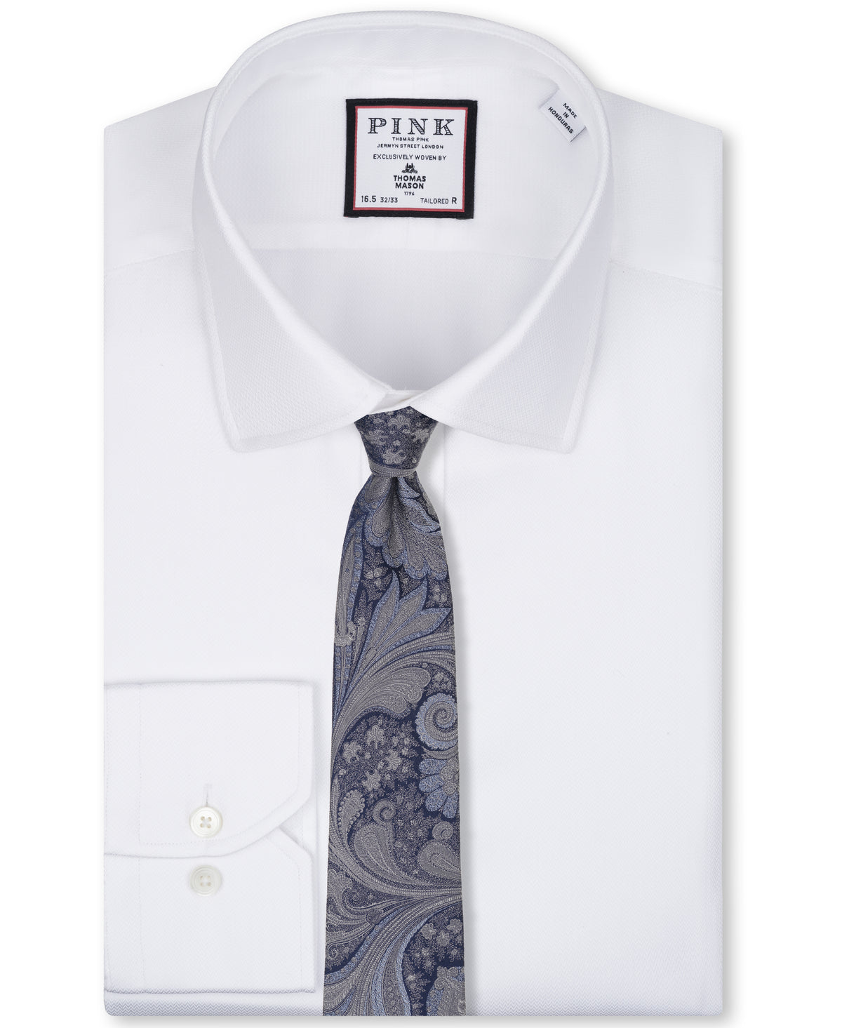 Grey Paisley Woven Silk Tie