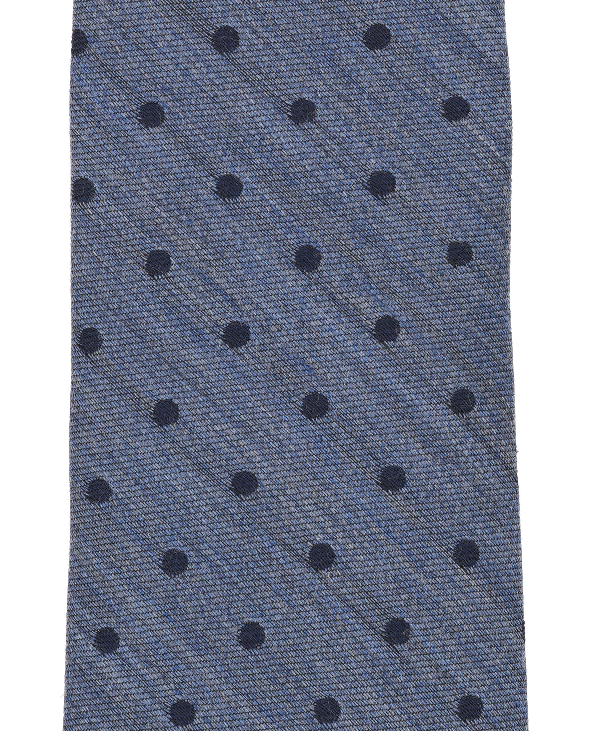 Blue Dot Woven Silk Tie