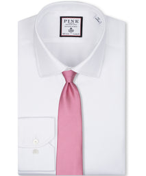 Pink Textured Woven Silk Tie