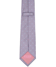 Purple Dot Woven Silk Tie