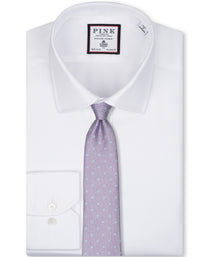 Purple Dot Woven Silk Tie