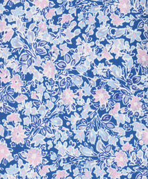 Navy Floral Woven Silk Tie