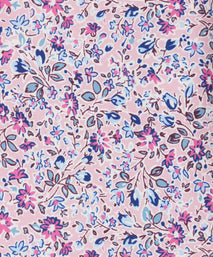 Pink Floral Woven Silk Tie