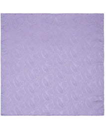 Purple Tonal Paisley Woven Silk Pocket Square