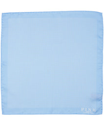 Blue Dot Woven Pocket Square