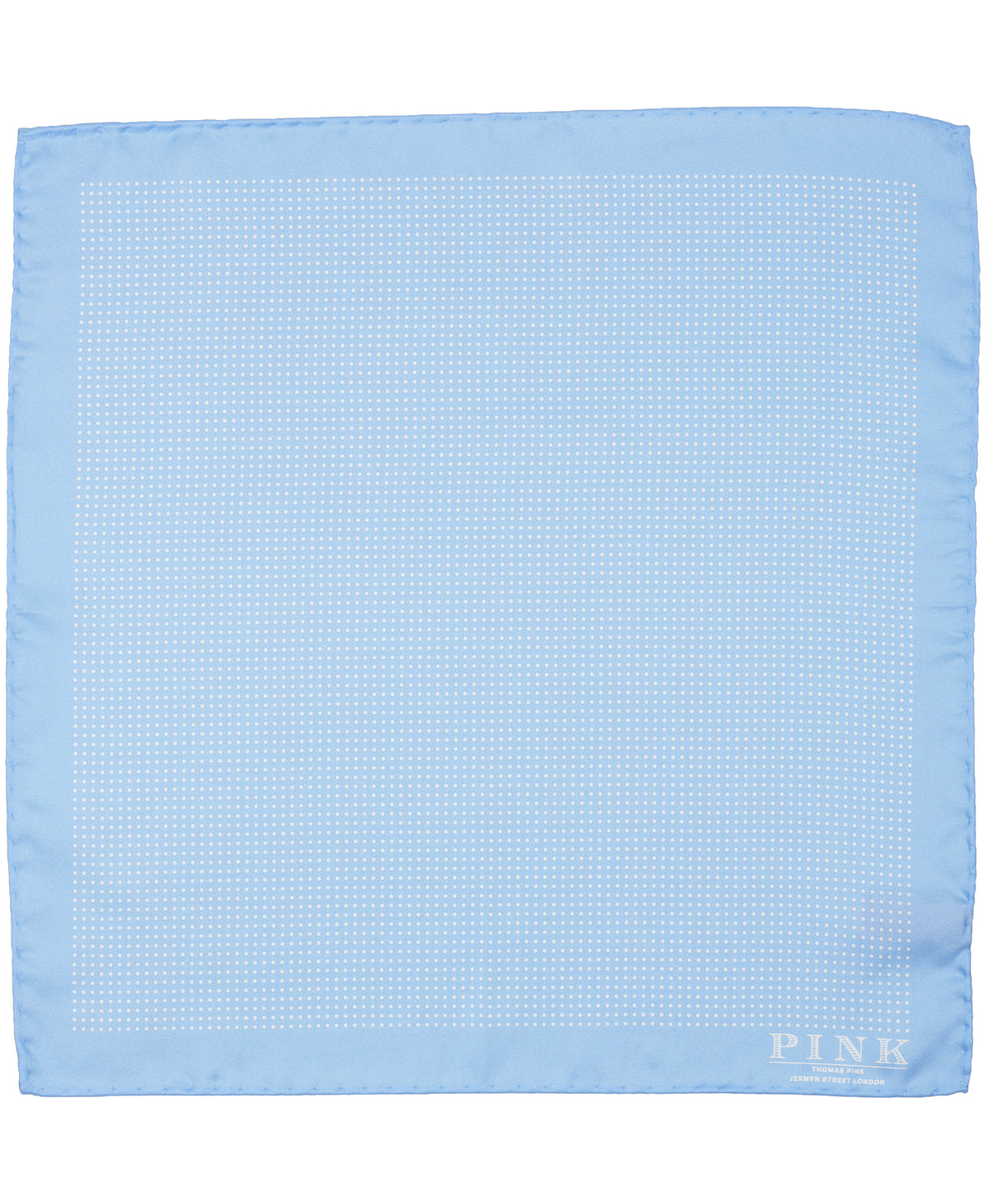 Blue Dot Woven Pocket Square