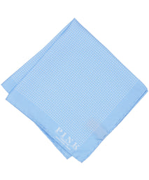 Blue Dot Woven Pocket Square