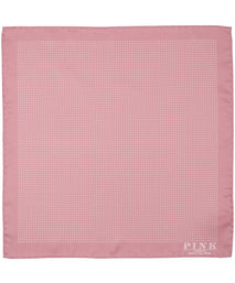 Pink Dot Woven Pocket Square