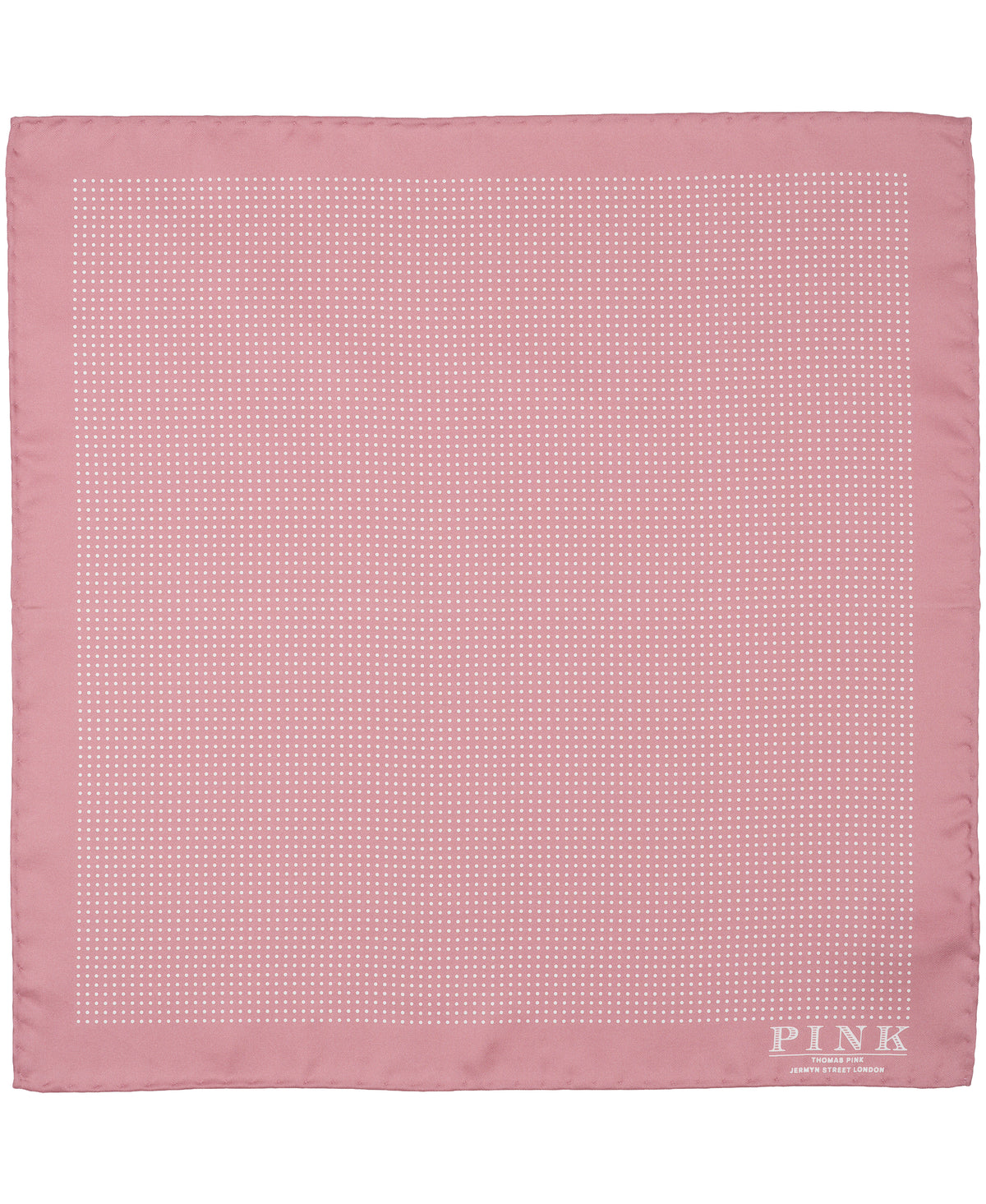 Pink Dot Woven Pocket Square