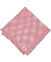 Pink Dot Woven Pocket Square
