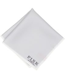 Grey Solid Woven Pocket Square