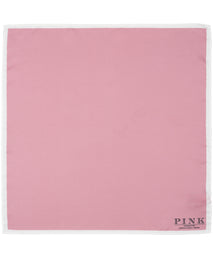 Pink Solid Woven Pocket Square