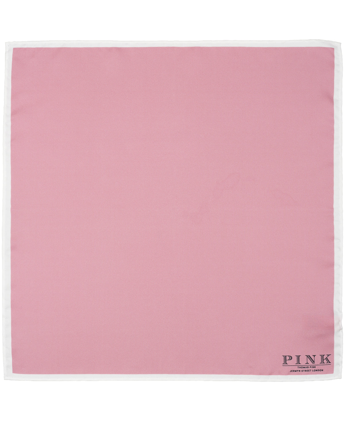 Pink Solid Woven Pocket Square