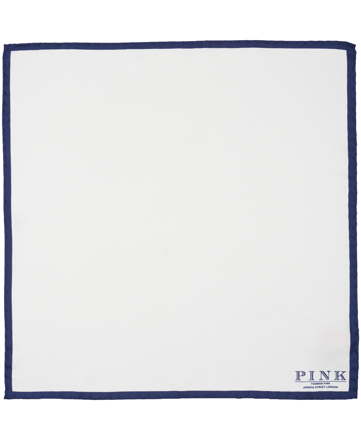 White Solid Woven Pocket Square