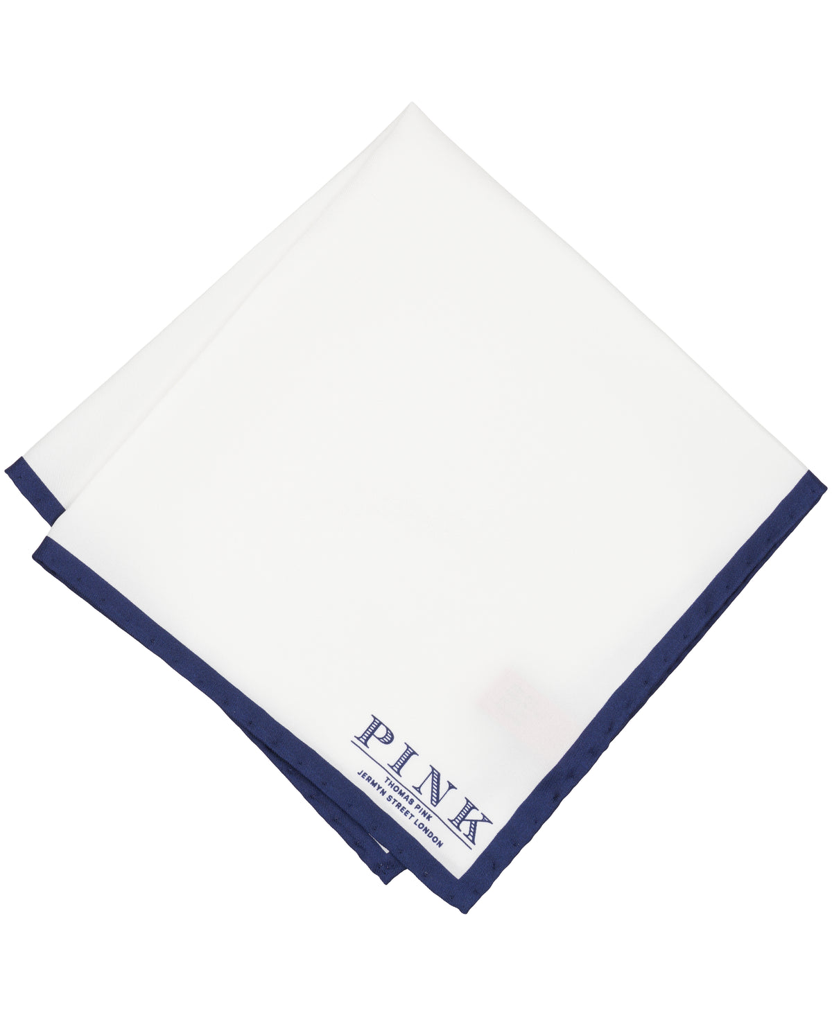 White Solid Woven Pocket Square