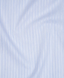 Blue Tonal Stripe Tailored Fit Dobby White Collar Dress Shirt