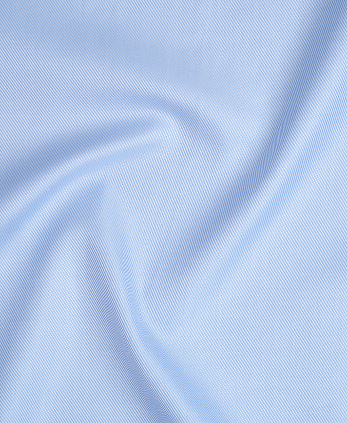 Light Blue Tailored Fit Royal Twill Dress Shirt