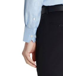 Light Blue Tailored Fit Royal Twill Dress Shirt