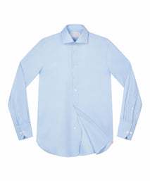 Light Blue Tailored Fit Royal Twill Dress Shirt