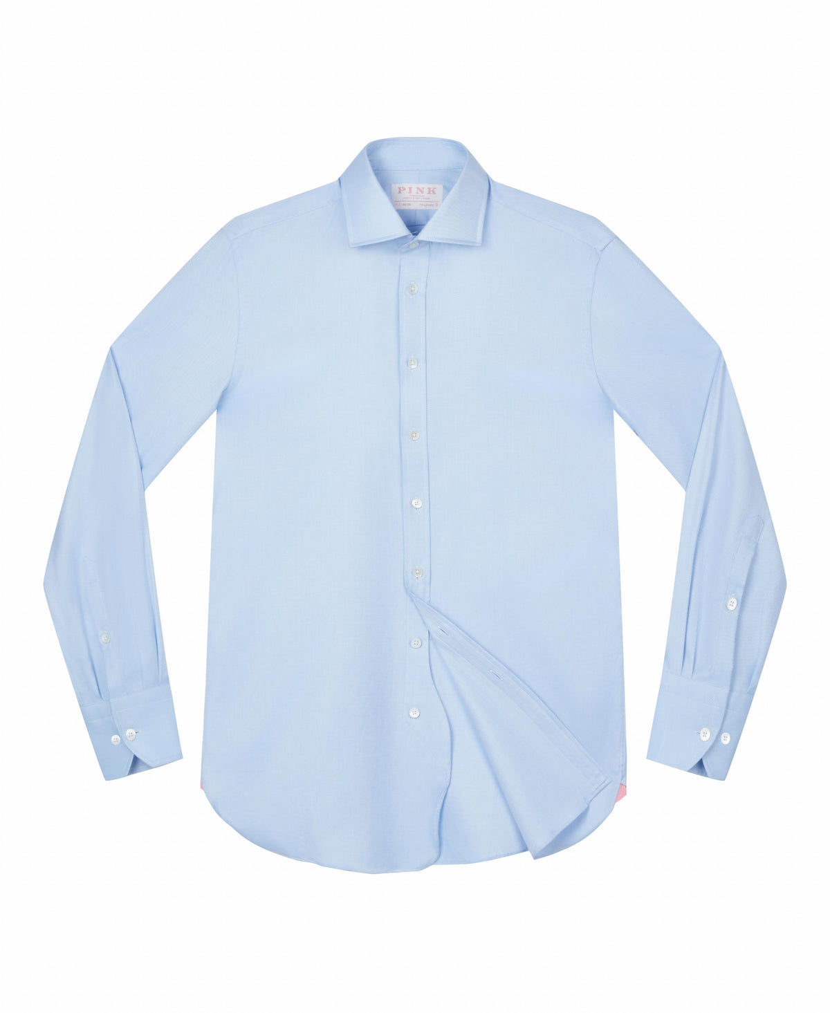 Light Blue Tailored Fit Royal Twill Dress Shirt