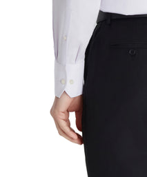 Lilac Tailored Fit Block Dobby Dress Shirt