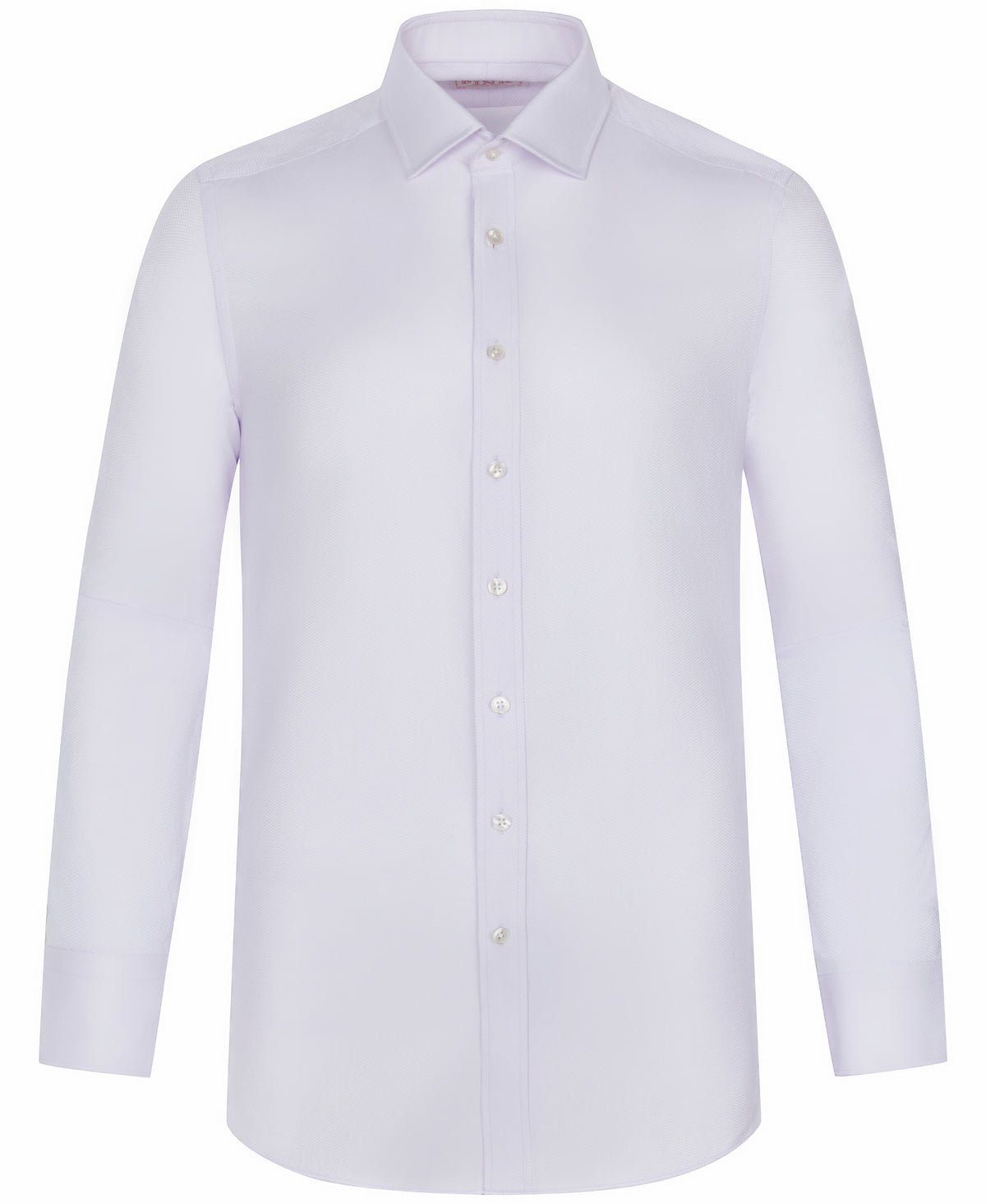 Lilac Tailored Fit Block Dobby Dress Shirt